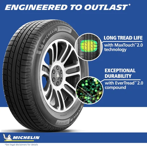 Miniatura 2 de Michelin Defender2 - Neumático para todas las estaciones, para CUV, SUV, autos y minivanes - 205/50R17/XL 93H