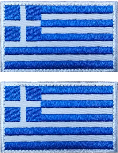 Miniatura 42 de 2 parches de bandera de Japón de AliPlus bordados tácticos militares moral parche apliques gancho y bucle