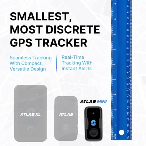 Miniatura 2 de Spytec Atlas Mini rastreador GPS para niños, vehículos, automóviles, personas mayores Dispositivo de seguimiento GPS portátil en tiempo real más