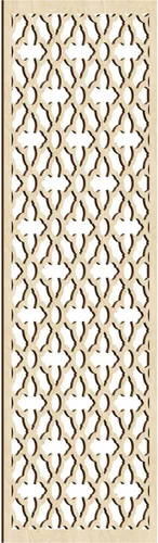 Miniatura 144 de Madison Paneles de pared decorativos de madera con calado, 9 3/8 pulgadas de ancho x 24 3/8 pulgadas de alto x 3/8 de alto, roble rojo rojo (Red Oak)