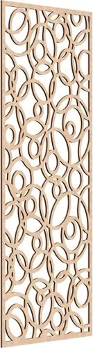 Miniatura 69 de Latrobe Paneles de pared decorativos de madera con calado, 9 3/8 pulgadas de ancho x 24 3/8 pulgadas de alto x 3/8 de alto, roble rojo rojo (Red Oak)