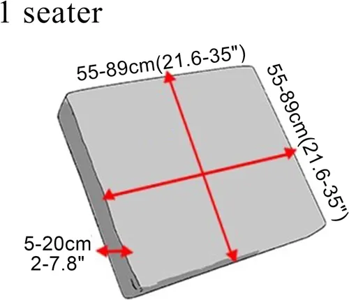 Miniatura 7 de HM&DX Funda elástica universal para sofá con parte inferior elástica, 1/2/3/4 asientos, funda de sofá modular de terciopelo jacquard en forma de L