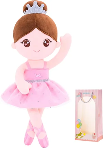 Miniatura 13 de Gloveleya Muñeca bebé niña regalo bailarina felpa suave muñeca púrpura claro Ballet Púrpura01