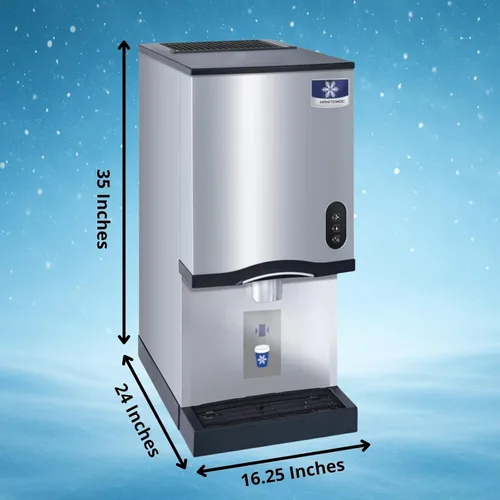 Miniatura 2 de Máquina de hielo y dispensador comercial de pepitas para encimera de Manitowoc