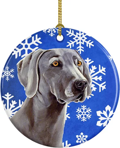 Miniatura 118 de Caroline's Treasures Cavalier Spaniel - Adorno de cerámica para colgar en el árbol de Navidad, para el hogar, Navidad, fiestas, regalo, 3 pulgadas
