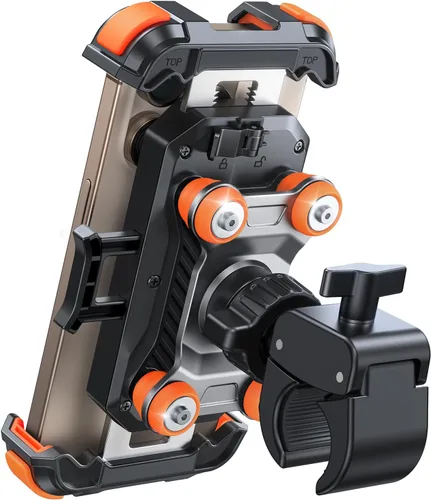 Miniatura 11 de JOYROOM Soporte de teléfono para motocicleta - [Amortiguador de vibración dual] Soporte de teléfono antigolpes de 150 mph para motocicleta