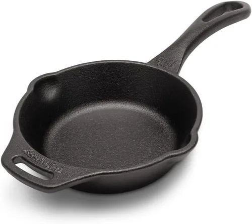 Miniatura 13 de Petromax Sartén de hierro fundido para cocina o campamento, utensilios de cocina pre-sazonados para fogata o horno y estufa casera, conduce el calor