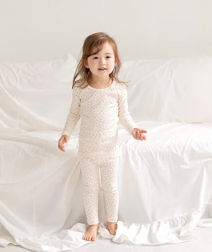 Miniatura 18 de AVAUMA Conjunto de pijama de algodón para bebés y niñas de 6 meses a 7 años