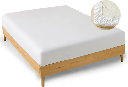 Miniatura 8 de MINIPANDA Paquete de 2 sábanas bajeras tamaño Twin, con correas sujetadoras de sábanas para esquinas, mantiene las sábanas en su lugar - Ultra