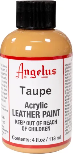 Miniatura 168 de Angelus - Pintura acrílica para cuero, 4 Fl Oz, color blanco - Pintura para cuero profesional flexible, resistente a grietas, arañazos