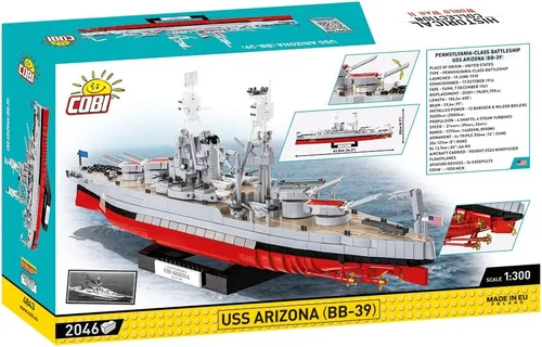 Miniatura 2 de COBI - Colección histórica de la Segunda Guerra Mundial, USS Arizona (BB-39)
