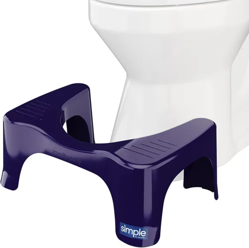 Miniatura 16 de Squatty Potty The Original - Taburete de inodoro de baño, ligero curvo con diseño elegante y moderno, negro, 7 pulgadas