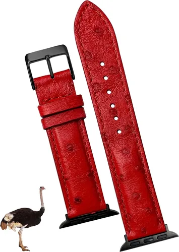 Miniatura 13 de AIIigator - Correa de reloj hecha a mano de cuero compatible con Apple Watch Ultra de 1.929 in 1.772 in 1.732 in 1.654 in 1.614 in 1.575 in 1.496 in