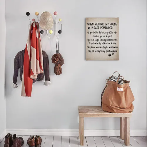 Miniatura 3 de PHAMTE Cartel de perro, arte de pared, carteles divertidos de perro de granja, póster enmarcado para decoración de pared, decoración del hogar