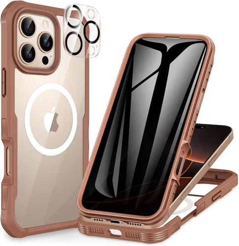 Miniatura 24 de CENHUFO Funda de privacidad para iPhone 11 Pro, funda de cuerpo completo con protector de pantalla de privacidad de vidrio templado 9H integrado