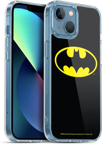Miniatura 439 de Head Case Designs Funda de gel con licencia oficial de Batman DC Comics Bat Signal Logos [protección de grado militar] compatible con Apple iPhone 7