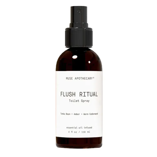 Miniatura 66 de Muse Apothecary Flush Ritual - Aerosol para inodoro aromático y refrescante, usar antes de ir, 2 onzas, infundido con aceites esenciales naturales
