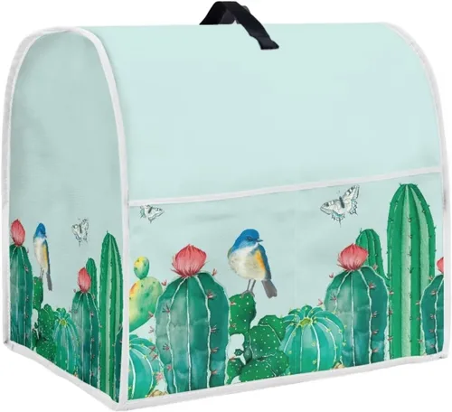 Miniatura 24 de Funda para batidora de pie de mármol azul compatible con mezclador de cocina de 6 a 8 cuartos de galón, cubierta antipolvo, lavable, ajuste