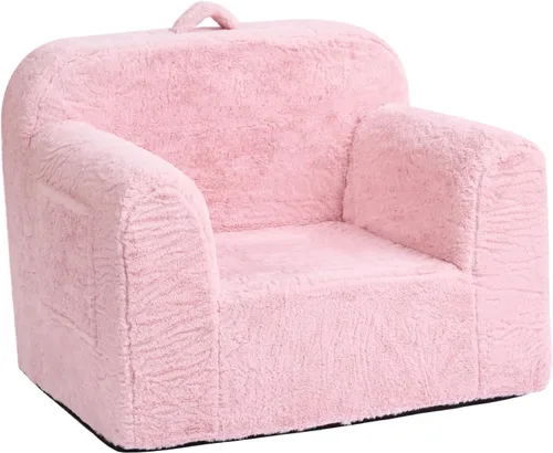 Miniatura 16 de Tiita Sofá para Niños, Sofá para Niños con Asa de Transporte, Sofá de Espuma Portátil para Niños Pequeños, Sofá para Guardería de Niños que Brilla