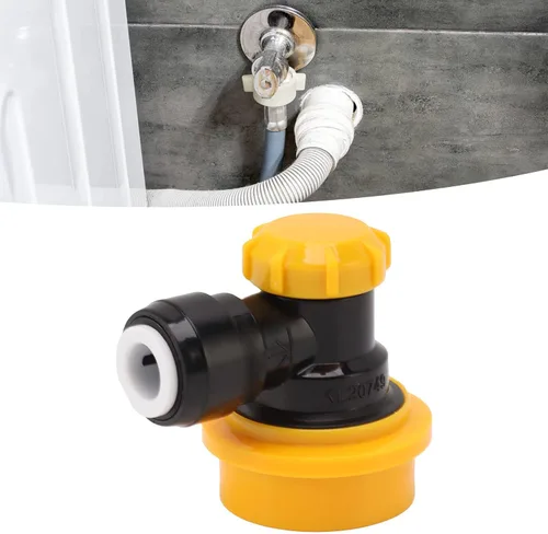 Miniatura 3 de Zerodis Manguera de agua, acoplador de bloqueo de conexión rápida, fácil de desmontar, a prueba de fugas, plástico para cerveza, adaptador