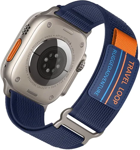 Miniatura 10 de ALMNVO - Correa unisex Trail Loop de nailon resistente para Apple Watch Ultra/2 de 1.92, 1.77, 1.73, 1.65, 1.61, 1.57, 1.49 pulgadas, para Apple