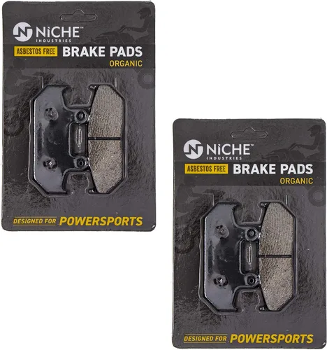 Miniatura 2 de NICHE Juego de pastillas de freno para Honda Goldwing 1500 GL1500SE GL1500A 06455-MT8-405 45106-MT8-305 Delanteras traseras orgánicas