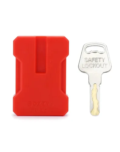 Miniatura 5 de QWORK Dispositivo de bloqueo del enchufe del cable eléctrico, 2 paquetes de bloqueo de enchufe de seguridad, con llaves diferentes, se ajusta a