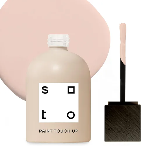 Miniatura 20 de soto Pintura de Retoque Rosa, Multi-Superficie, Acabado Mate (No. 31 Yeso Marroquí) — 10 Mililitros de Reparación de Arañazos para Muebles, Paredes