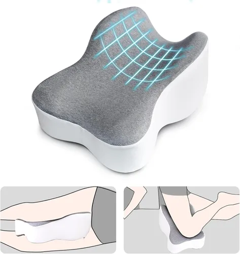 Miniatura 8 de Almohada de rodilla para dormir de lado, almohada larga de pierna de rodilla de 13.8 pulgadas para dormir de lado, almohada de espuma viscoelástica