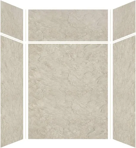 Miniatura 16 de Transolid EWKX483696-41 Expressions - Kit de pared de ducha de 6 paneles con extensión, 36 pulgadas de largo x 48 pulgadas de ancho x 96 pulgadas
