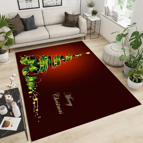 Miniatura 3 de Alfombra minimalista de lujo con diseño geométrico para sala de estar, alfombra moderna con estampado de mármol rosa dorado, alfombra rectangular