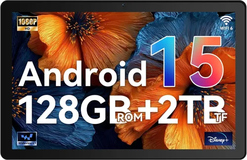 Gleeso Tableta, tableta Android de 10 pulgadas, 30GB+128GB+2TB TF, 6200mAh, carga rápida de 15W, pantalla IPS HD 1280x800, WiFi 6, BT 5.4, cámara
