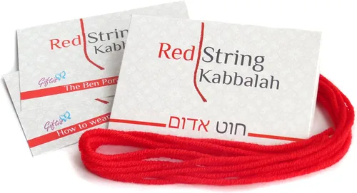 Giftis – brazalete del hijo rojo de la Kabbalah, protección para usted y su familia contra el mal de ojo, de Belén, Israel (5 unidades)
