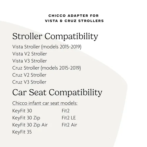 Miniatura 6 de UPPAbaby Adaptador de asiento de coche infantil para Chicco