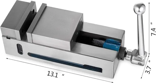 Miniatura 2 de Mophorn Tornillo de fresado de 4 pulgadas/3.937 in, tornillo de banco de abrazadera de hierro fundido nodular, tornillo de sujeción de tornillo
