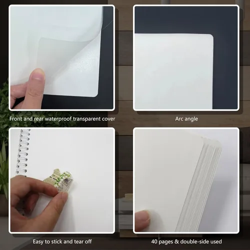 Miniatura 3 de Álbum de almacenamiento de pegatinas reutilizables para colección, organizador de pegatinas, cuaderno de colección para adultos con cubierta