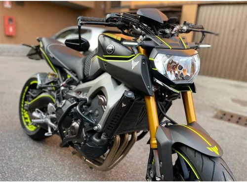 Miniatura 2 de Accesorios de motocicleta Rejilla de radiador Cubierta lateral Protector de parrilla para Yamaha MT09 MT 09 FZ09 FZ 09 2013 2014 2015 2016 2017