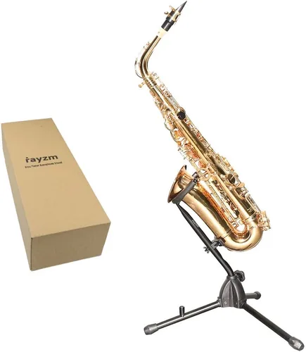Miniatura 5 de Rayzm Soporte para saxofón alto/tenor con soporte desmontable para flauta/clarinete, soporte portátil ajustable para saxofón alto, saxofón tenor