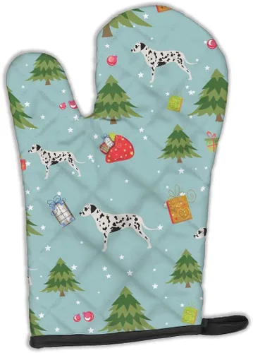 Miniatura 47 de Caroline's Treasures BB4872OVMT - Guante de horno de Navidad Affenpinscher resistente al calor, grueso para sartenes calientes y horno, manopla