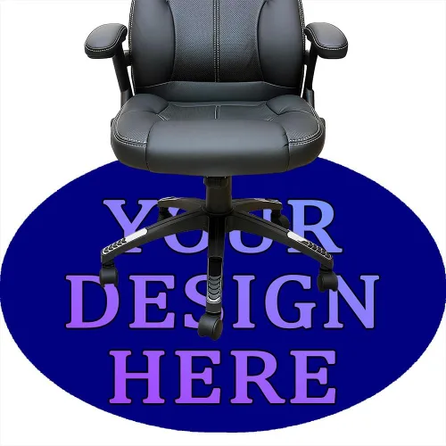 Miniatura 102 de Tapete redondo personalizado para silla de escritorio de oficina, diseño de tu propio logotipo de foto, texto, alfombrillas circulares