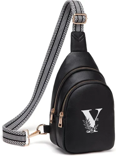 Miniatura 94 de Viverte Bolsas Cruzadas para Mujeres Bolso de Hombro Inicial Riñoneras Personalizadas Regalos para Mamá Mujer Esposa