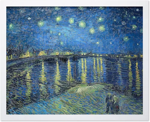 Miniatura 30 de Poster Master Póster clásico de Van Gogh, impresión impresionista vintage, regalo para artista, pintor, autorretrato, sombrero de paja, dibujo
