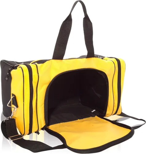 Miniatura 6 de Bolsa de lona, de DALIX, para el gimnasio, para viajar, 17 pulgadas