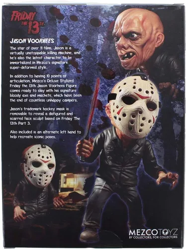 Miniatura 3 de Action Figure Friday the 13th Jason Voorhees estilizado 6 pulgadas