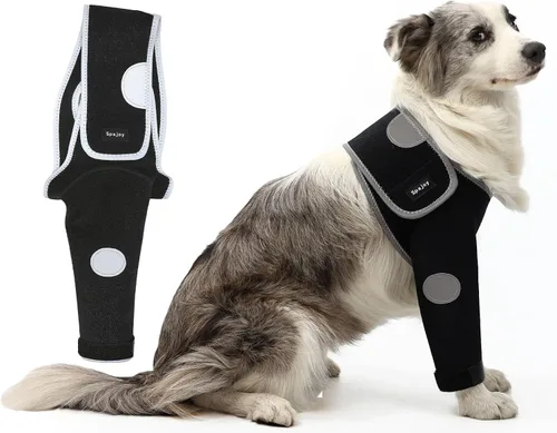 Miniatura 8 de Traje de recuperación para perros, alternativa al cono médico, manga de recuperación de perro resistente a la abrasión, lavable de 0.118 pulgadas