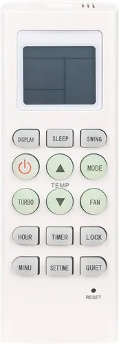 KKG9A-C1 KKG9B-C2 Reemplazo de control remoto de CA compatible con Mirage/Agratto Ventisol/Changhong/Zmartech/NEOAIRE/BENELUX Aire acondicionado
