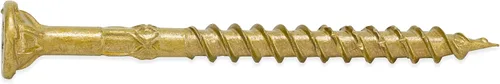 Miniatura 2 de Power Pro Tornillos de madera para exteriores de alta calidad, tornillos multiusos #10 x 2-1/2 pulgadas para proyectos al aire libre, broca estrella