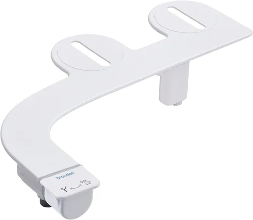 Miniatura 10 de Brondell Bidet - Thinline SimpleSpa SS-150 Rociador de agua fresca no eléctrico, accesorio de bidé para inodoro en blanco con boquilla de auto X