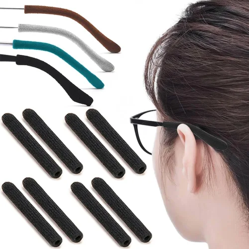 Miniatura 10 de 4 pares de almohadillas suaves para los oídos, antideslizantes, de algodón, para los ojos, almohadillas cómodas para las orejas, almohadillas 4