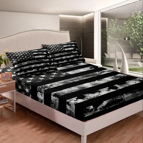 Miniatura 3 de Erosebridal Juego de sábanas de béisbol para niños, tamaño individual, sábanas de llama azul y roja para adolescentes, juego de ropa de cama